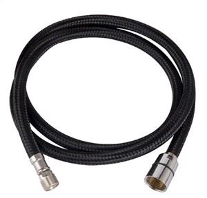 Tuyau en acier inoxydable tressé Connecteur de toilette CUPC, fil de compression femelle 1/2 po X 7/8 filetage femelle de robinet sphérique